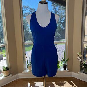 Royal blue romper